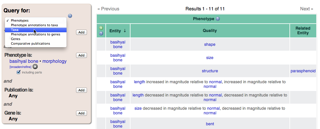 Changing the query result
type.|left|350px